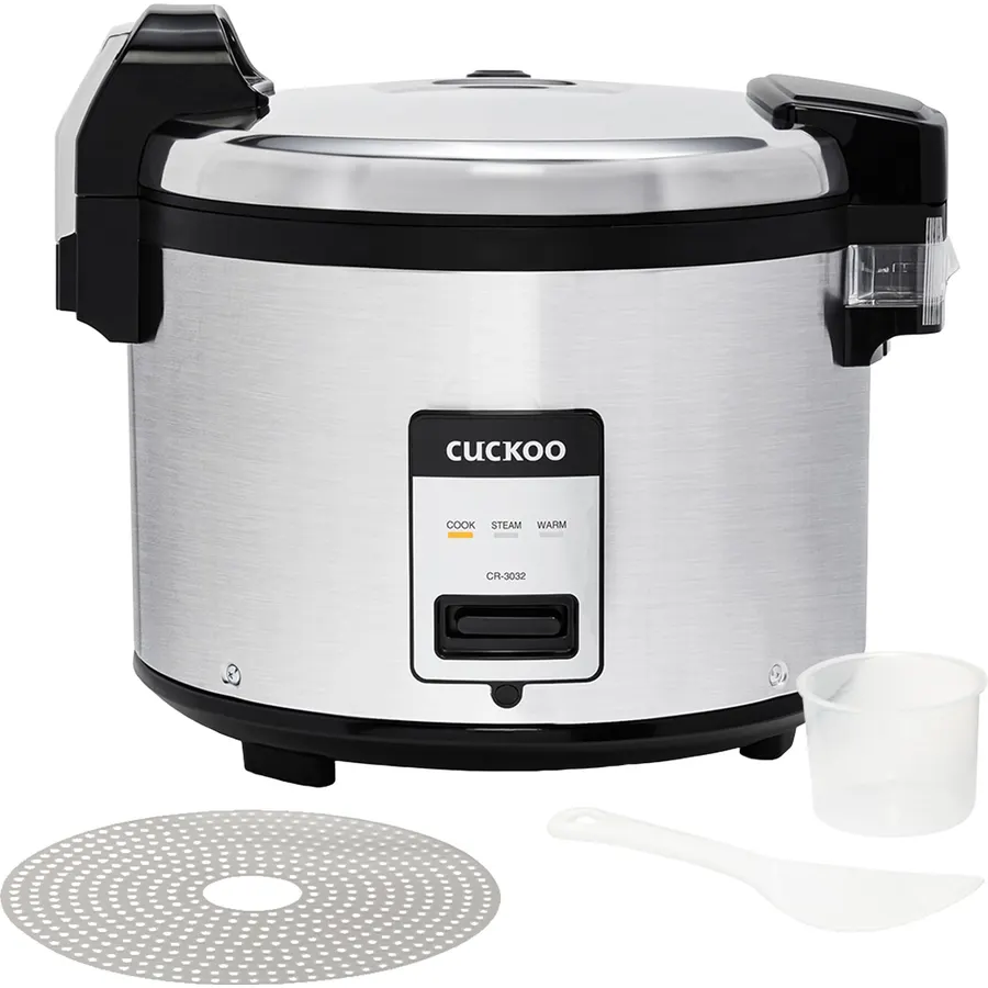 CUCKOO Commercial Rice Cooker and Warmer, 60-Cup Cooked, CR-3055