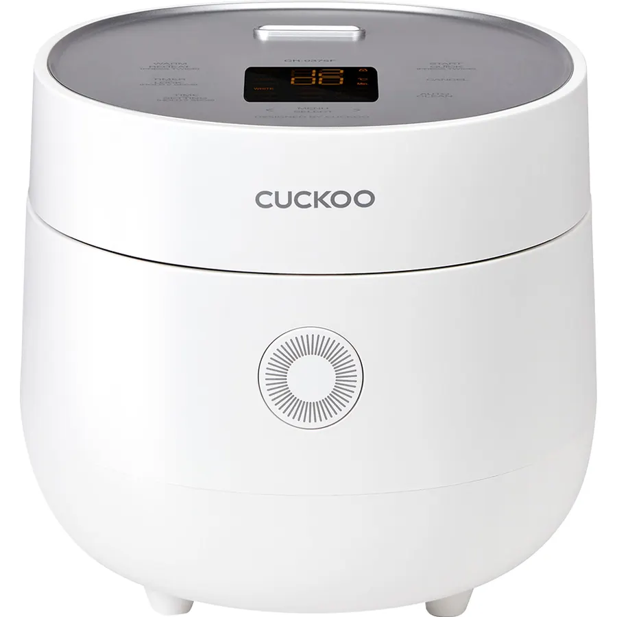 CUCKOO Micom Fuzzy Logic Rice Cooker, 20-Cup Cooked, White, CR-1020F