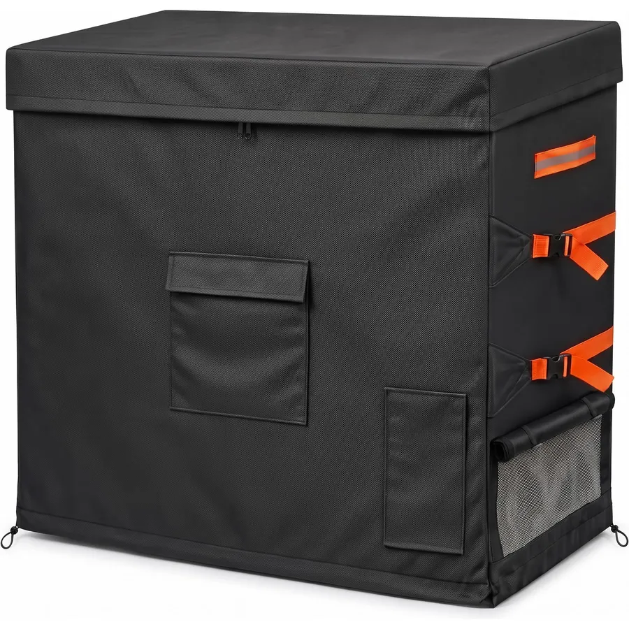 Deep Freezer Cover, 7.0 Cu Ft Chest Freezer Cover, Black