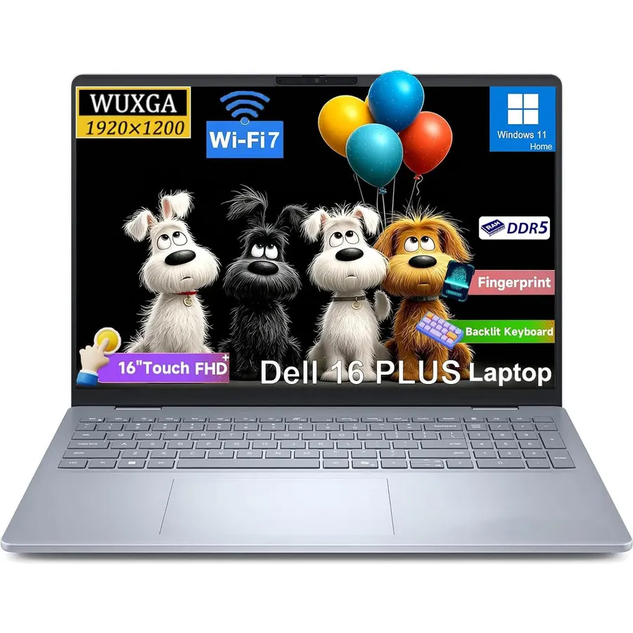 Dell 16 Plus Touchscreen Premium Business Laptop, 32GB DDR5 RAM, 512GB SSD
