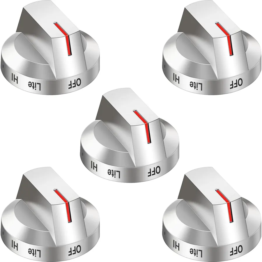 DG94-03500A/Z Stove Knobs Replace for Samsung Gas/Electric Range, 5 Pack