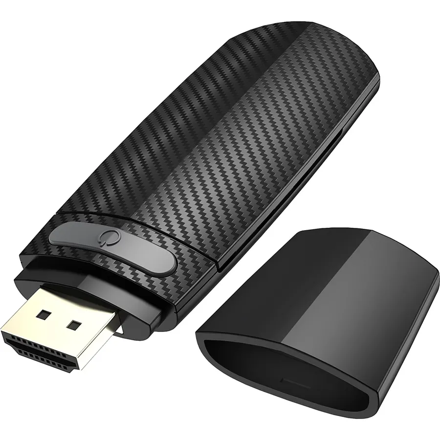 dibdib Wireless HDMI Transmitter and Receiver,Wireless HDMI Display Dongle Adapter 1080P HD for Streaming Video/Audio from Laptop/PC to HDTV/Projector,Neither Setup nor APP Needed