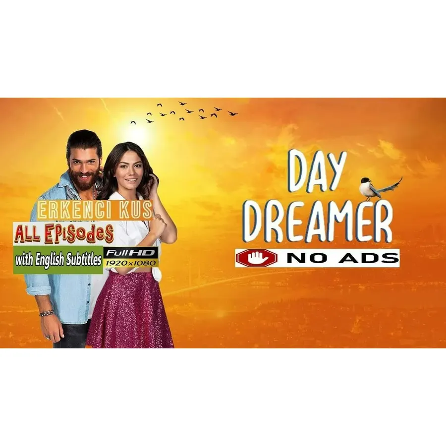 Erkenci Kus in English/Original Turkish Actor Voices with English Subtitles in *USB Flash Drive* / Full 1080HD Daydreamer Jan Yaman Tv Turkish Series