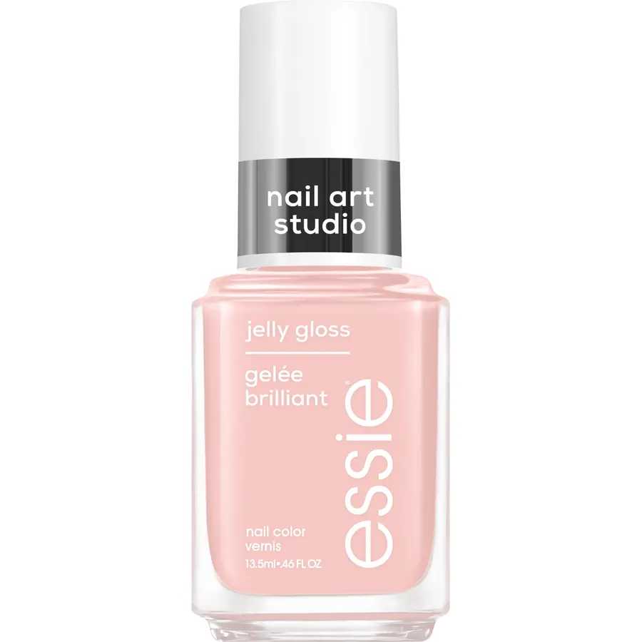 essie Nail Art Studio Jelly Gloss Nail Polish, Vegan, Boho Rodeo, Sheer Pink Nail Polish, Charm To Stable, 0.46 fl oz