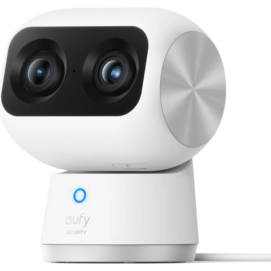 eufy Security 4K Indoor Cam S350, No Subscription, Dual Cameras, 8× Zoom