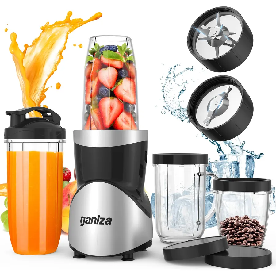 Ganiza Smoothie Blender, 900W Blenders Shakes and Smoothies