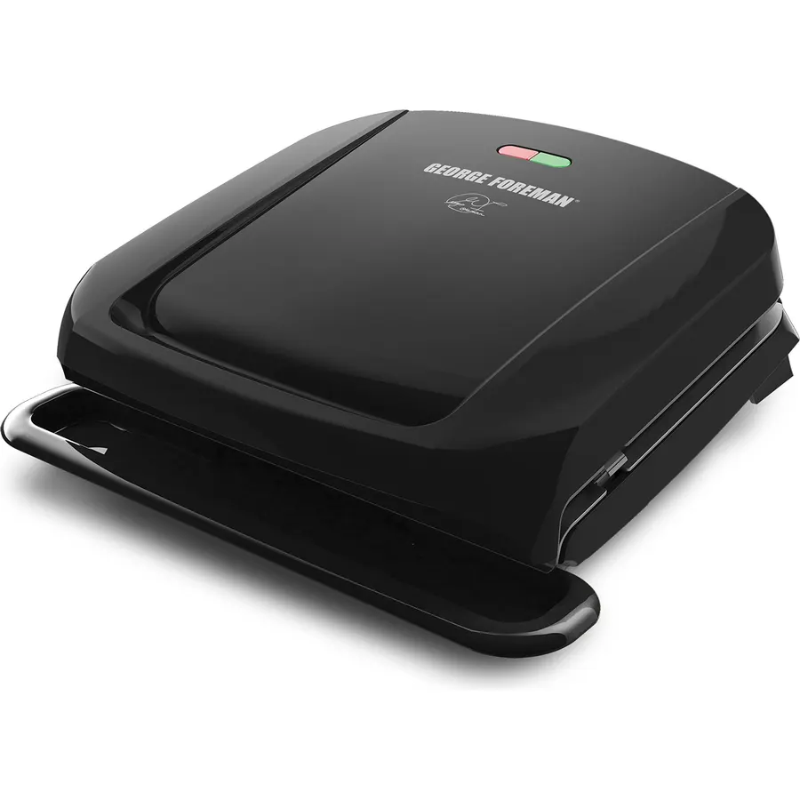 George Foreman 4-Serving Indoor Grill with Removable Plates