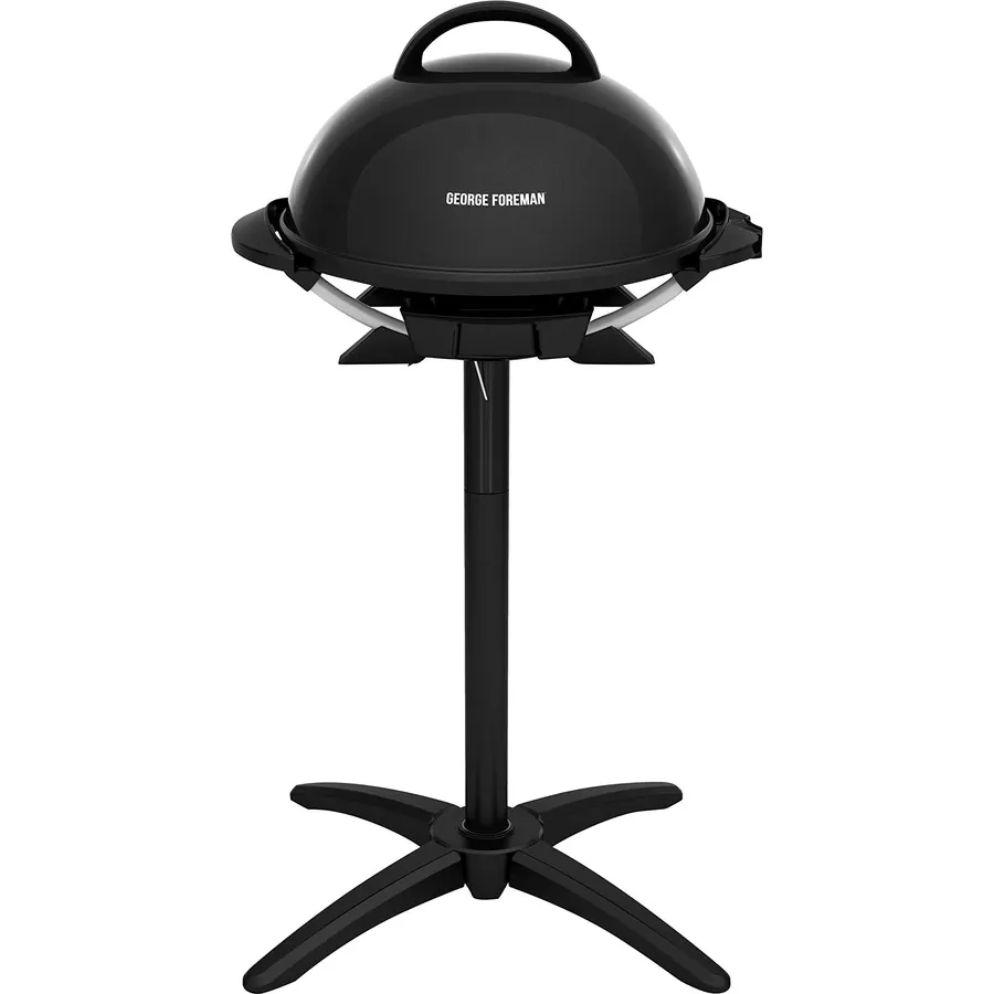 George Foreman Indoor/Outdoor Electric Grill with Stand