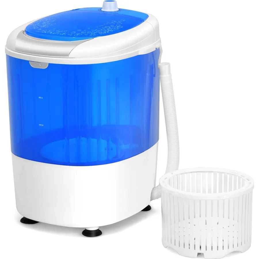 Giantex Portable Washing Machine, Mini Washer and Spinner Combo, 5.5lbs Washing Capacity, Semi-automatic Compact Laundry Machine for Apartment Dorm RV