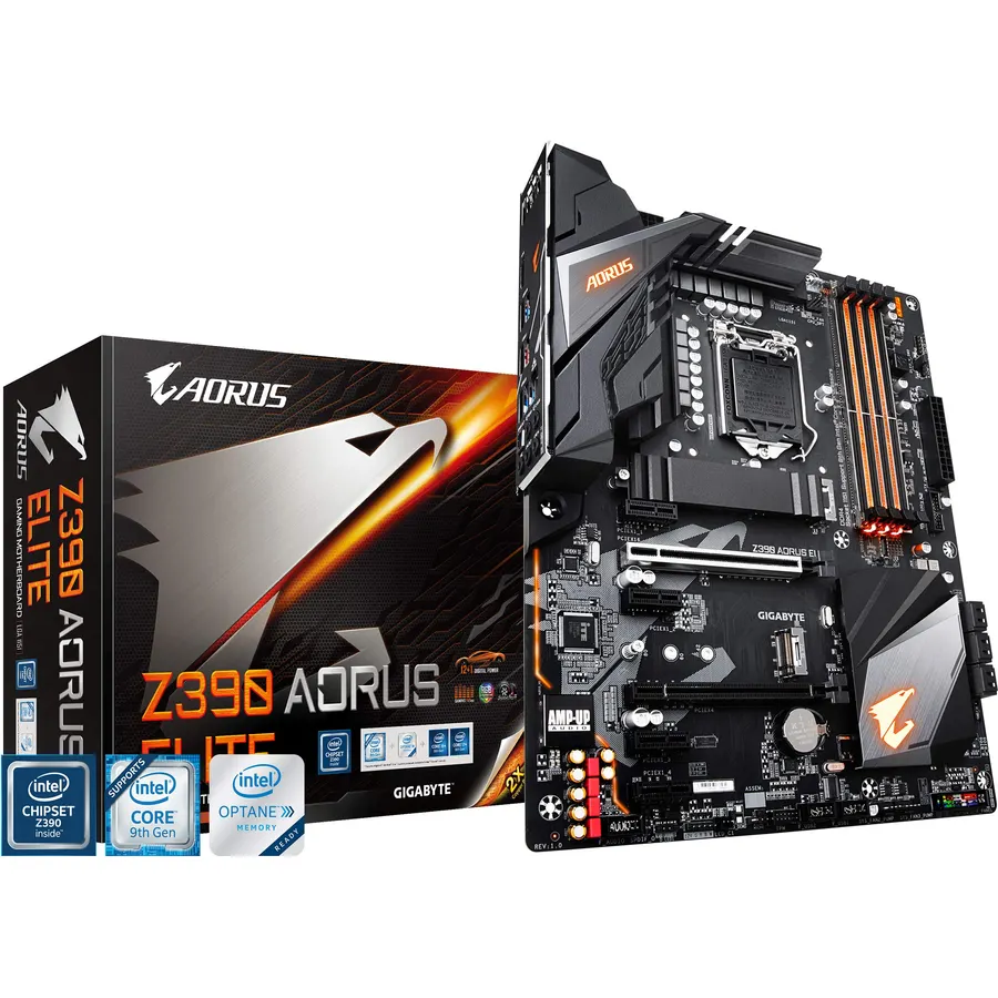 Gigabyte Z390 AORUS Elite (Intel LGA1151/Z390/ATX/2xM.2/Realtek ALC1220/RGB Fusion/Gaming Motherboard)