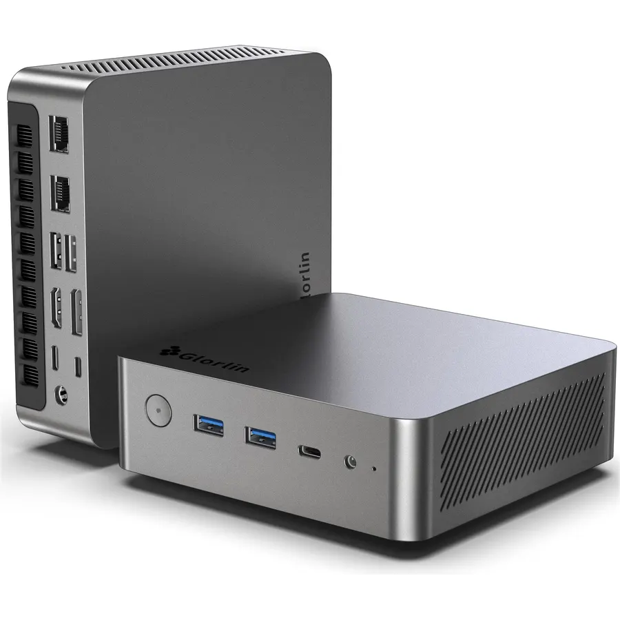 Getorli Mini PC AMD Ryzen 7 8745HS CPU Radeon 780M Graphics Compact Gaming PC 16GB DDR5 RAM 1TB NVMe SSD Small Desktop Computer Dual 2.5GLAN 4K HDMI DP Micro PCs WiFi 6 BT5.3 Prebuilt OS Office Home