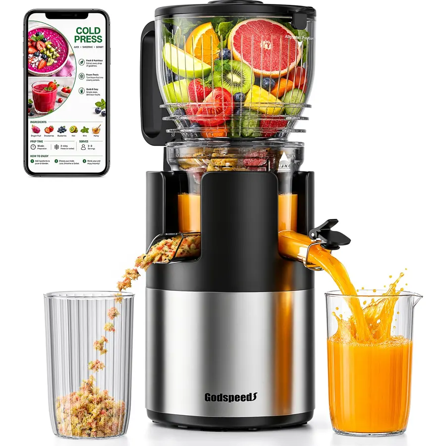 Auramist Cold Press Juicer Machine, Juicers for Vegetable & Fruit