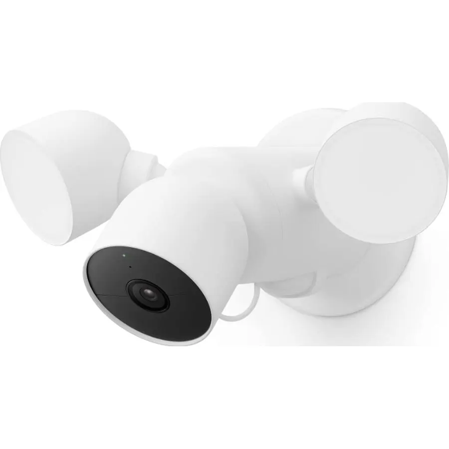 Google Nest Cam with Floodlight - Outdoor Camera, White
