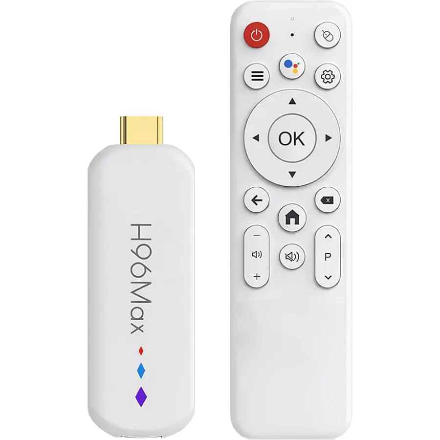 H96MAX TV Stick 4K Ultra HD Media Player Screencast WiFi6 16GB USB Home Media Player