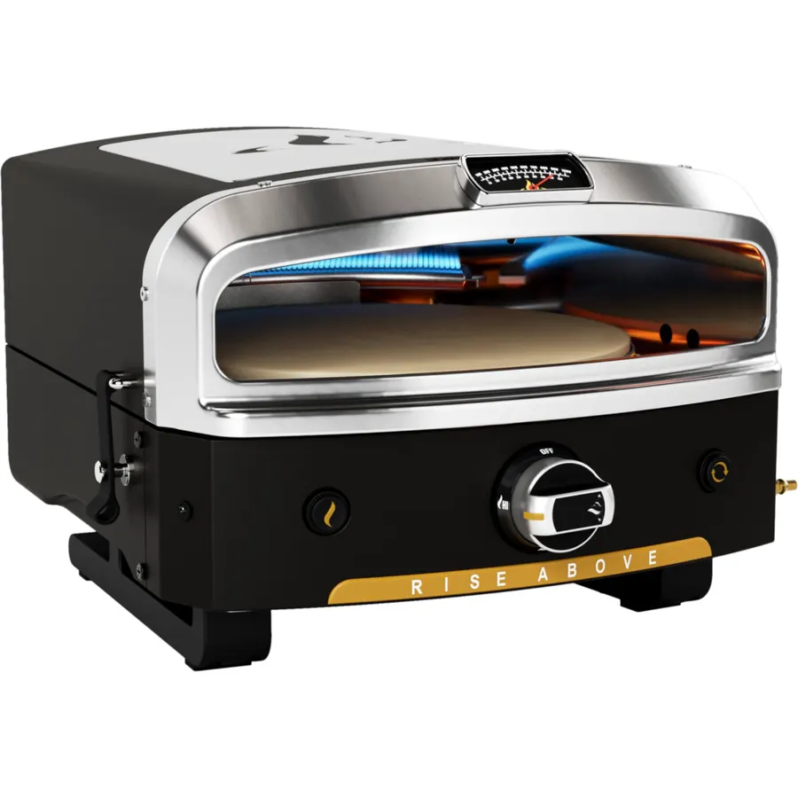 HALO Versa 16 Pizza Oven | 16” Rotating Stone, Patented Dual Burner System, 5-Minute Pizzas, Easy Clean | Propane Powered | HZ-1004-ANA