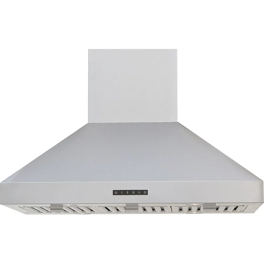 Hood RA-7636SS Residential Stainless Steel Island Range Hood Set, 36-Inch