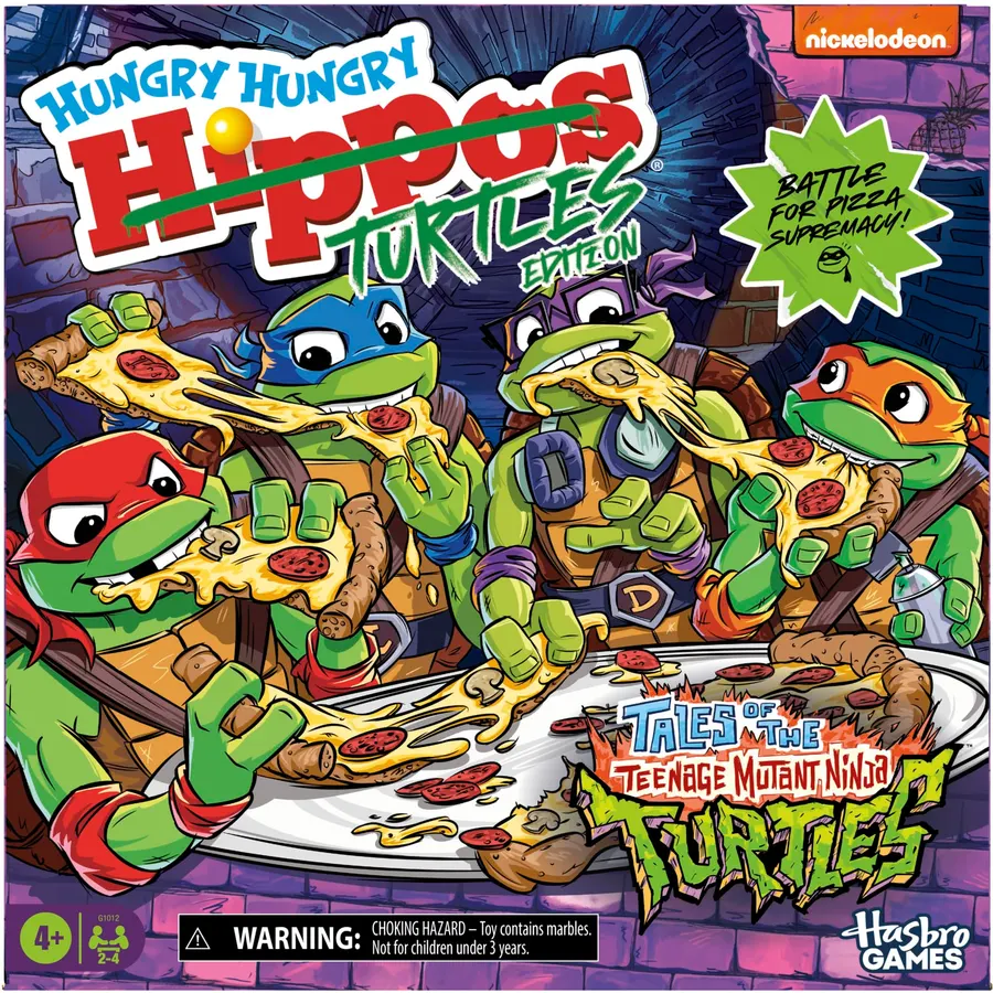 Hungry Hungry Hippos: Teenage Mutant Ninja Turtles Edition Game