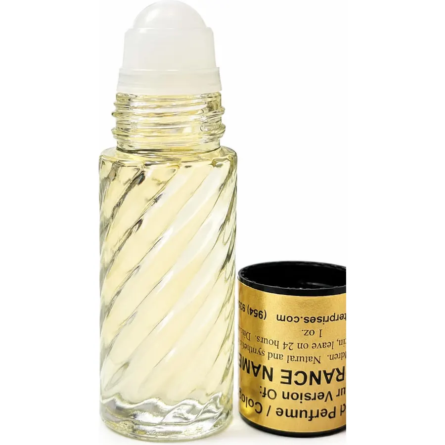 HYWD Enterprises Cologne Oil Comparable to GENTLEMEN ONLY ABSOLUTE for Men, Fragrance Rendition, Eau de Parfum, 1 oz. (30ml) Swirly Glass Roll on