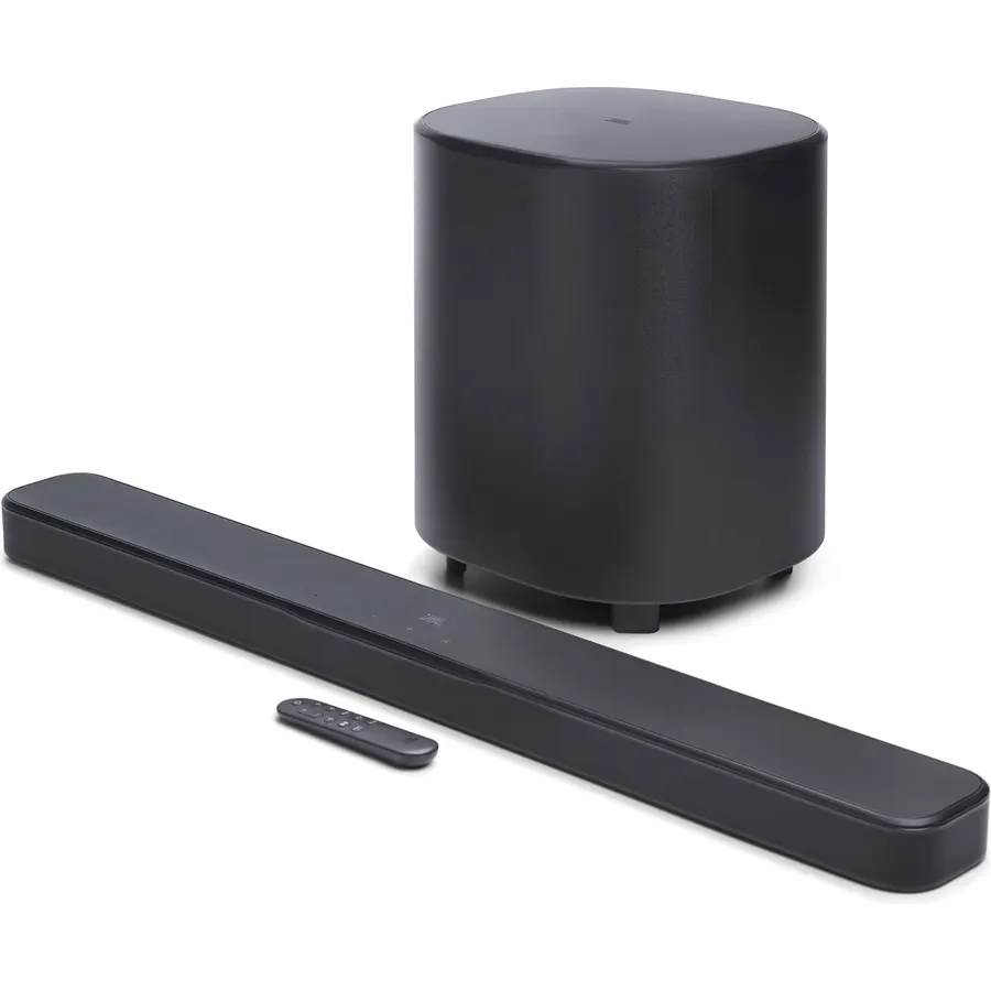 JBL Bar 500MK2-5.1 Channel soundbar System with Dolby Atmos, MultiBeam 3.0 & PureVoice 2.0, 750W with 10" Sub, Easy Sound Calibration, and Works with Voice Assistant-Enabled Speakers (Black)