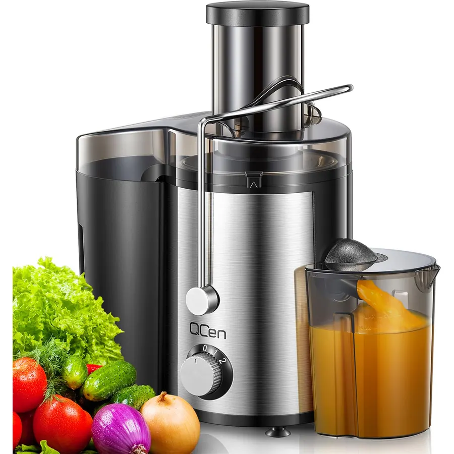 Juicer Machine, 500W Juicer with 3 Speed & 3” Feed Chute