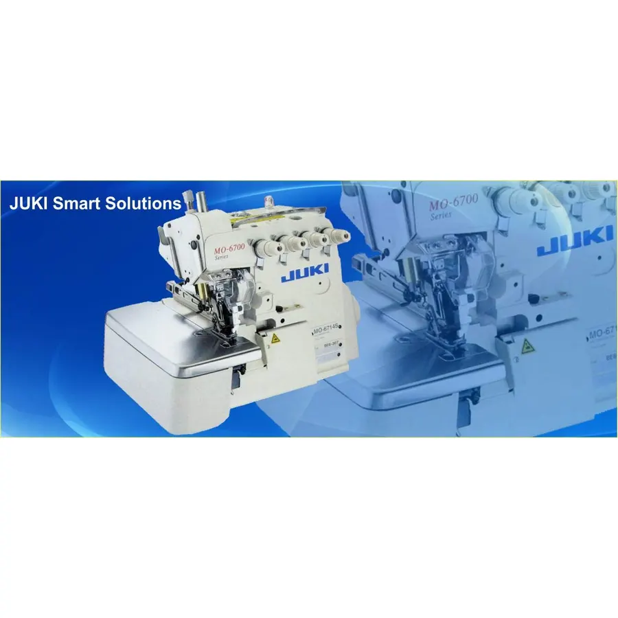 Juki MO-6714 Industrial Serger Overlock Machine 4 Thread Fully Submerged Table,Servo Motor. LED. DIY.
