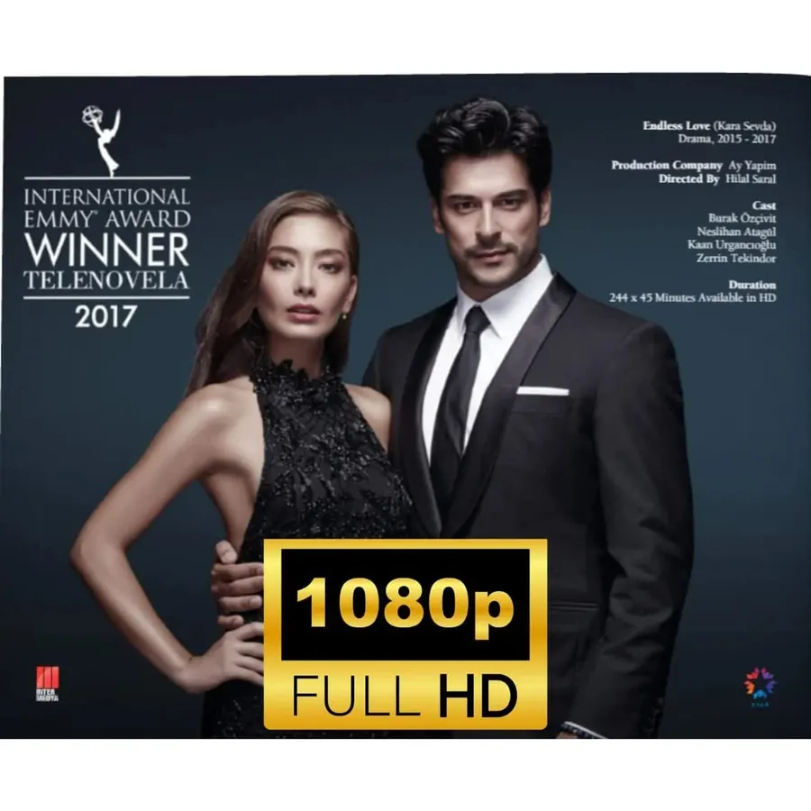 Kara Sevda All Episodes Endless Love **HD Quality** English Subtitles Turkish TV Series Nihan Kemal Love Story **Full HD** USB Memory Sticks