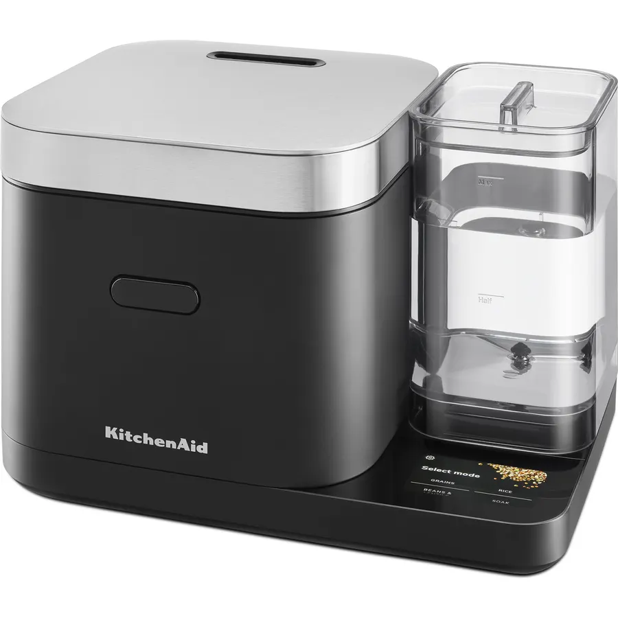 KitchenAid Compact 8 Cup Grain and Rice Cooker, Integrated Scale, KGC2154BM