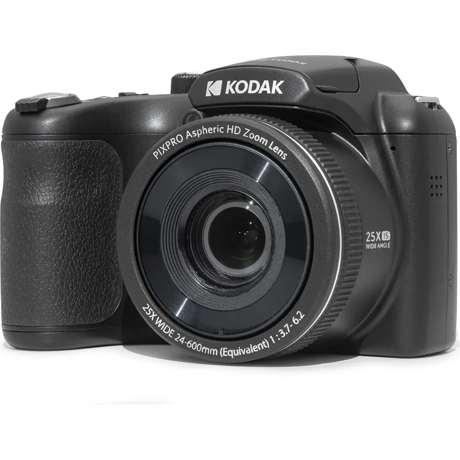 KODAK PIXPRO AZ255 16MP Digital Camera, 25x Optical Zoom, AA, OIS, Black