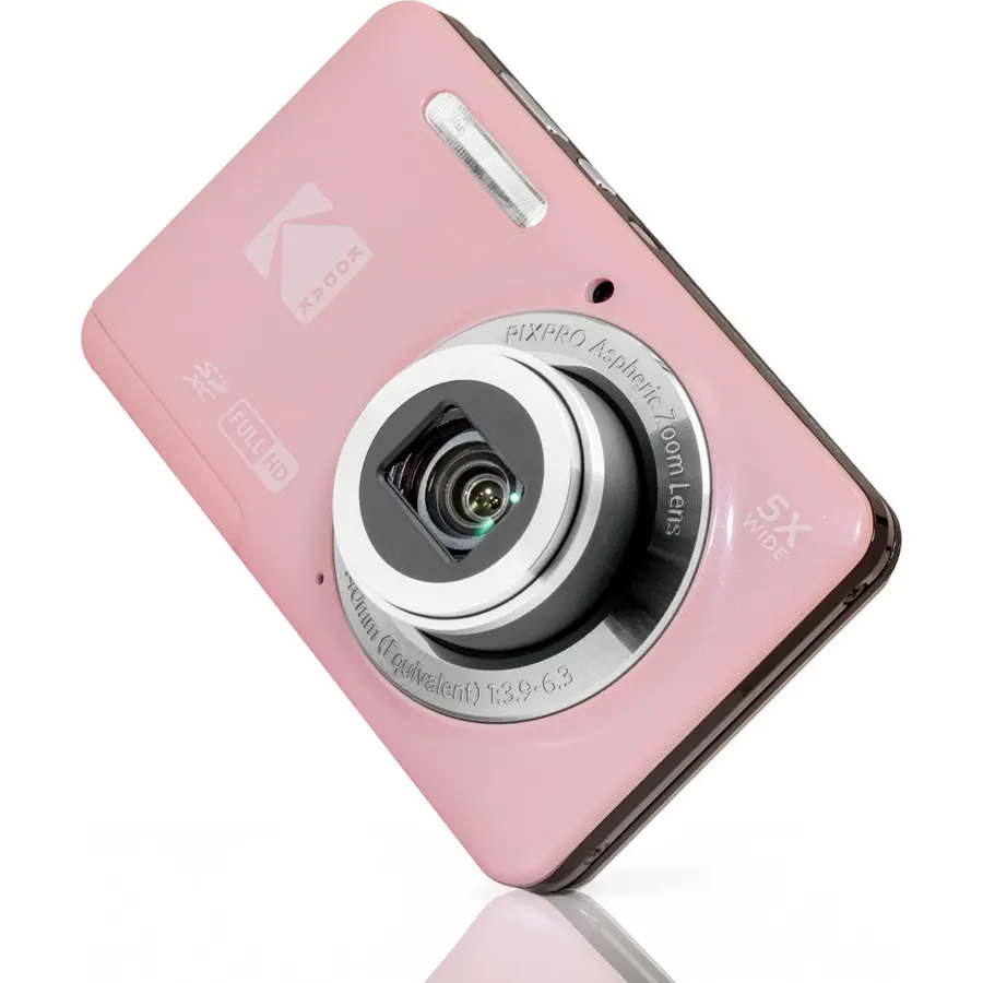 KODAK PIXPRO FZ45 16MP Compact Digital Camera, 4X Optical Zoom, AA, Black