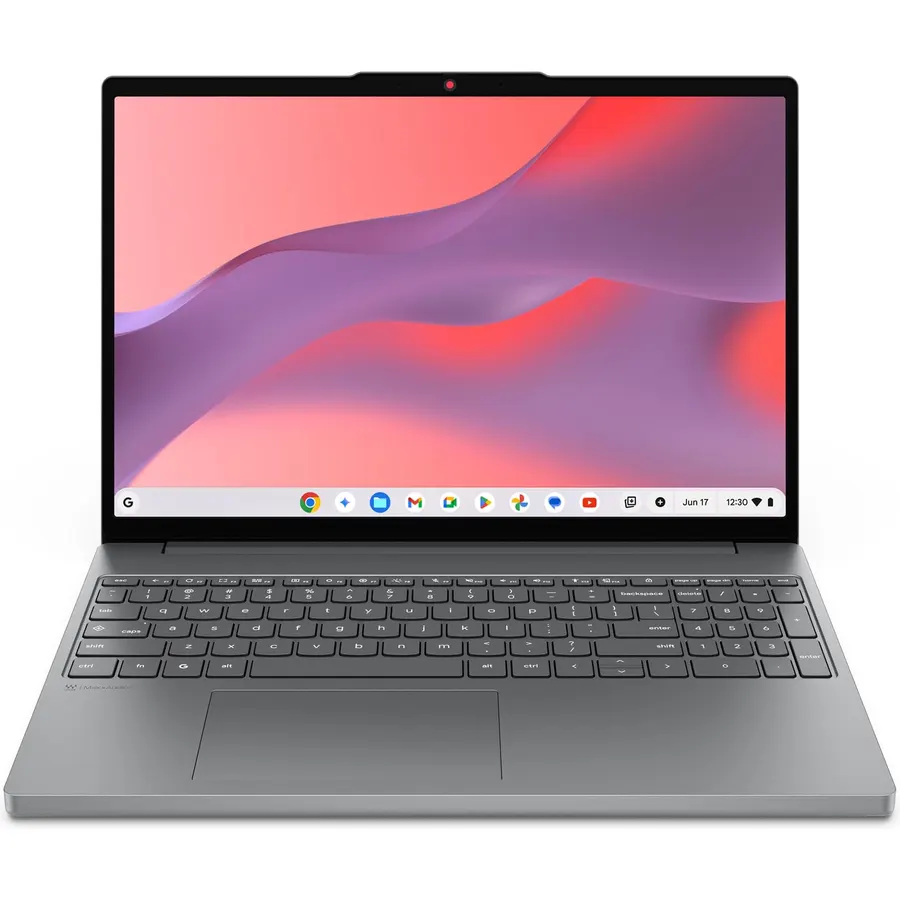 Lenovo Chromebook m 15" - Everyday Laptop - Google Gemini - MediaTek Kompanio 540 CPU - 15.3" WUXGA IPS Display - 8GB RAM - 128GB UFS Storage - Integrated Arm Mali-G57 MC2 GPU - Luna Grey