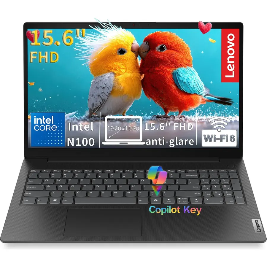 Lenovo Intel Quad-Core Processor Laptop Computer 8GB DDR5, 256GB PCIe SSD