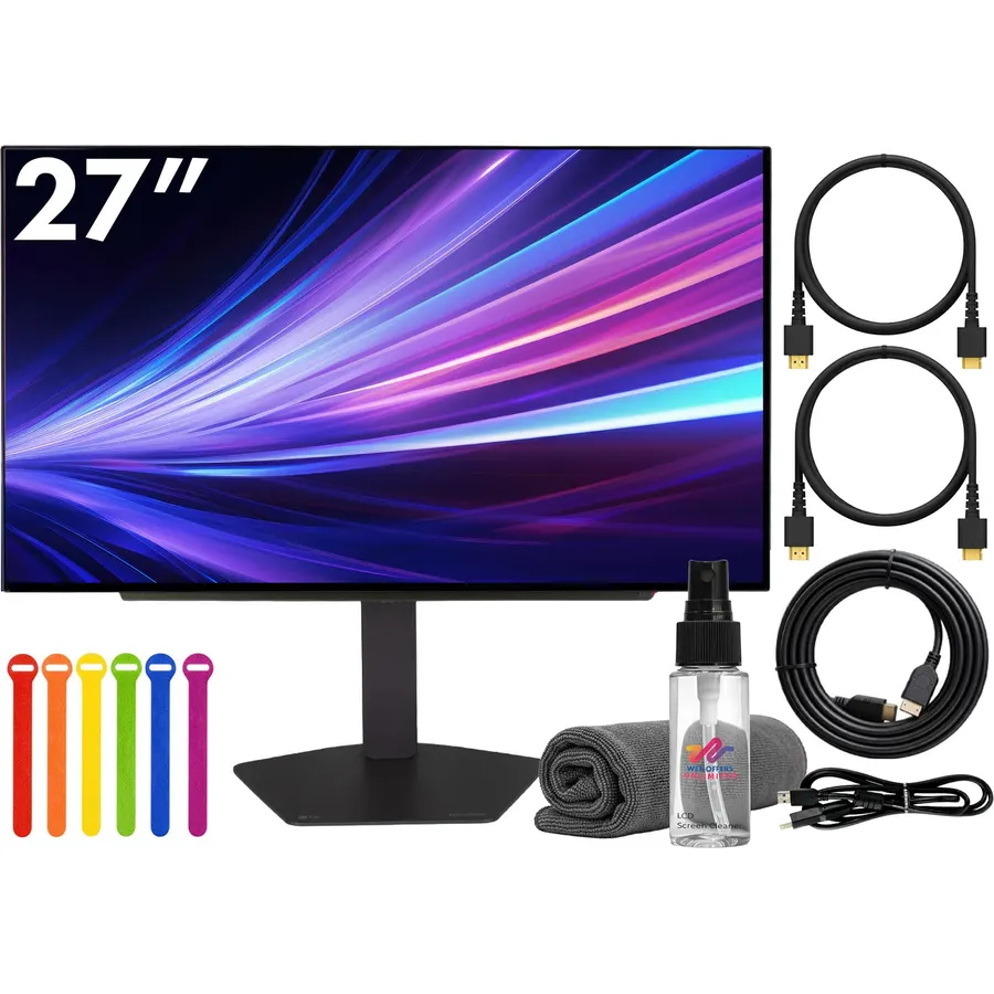 LG Ultragear OLED 27GX704A-B 27-inch QHD (2560x1440) Gaming Monitor, 240Hz OLED, 0.03ms