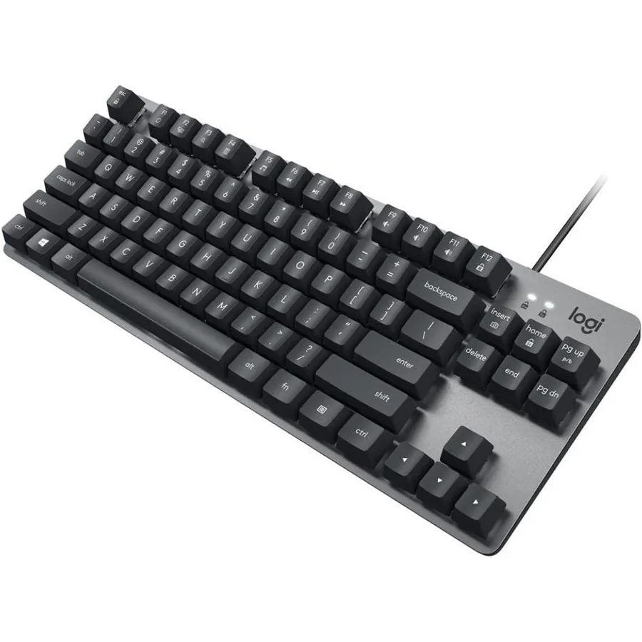 Logitech K835 TKL Wired Mechanical Keyboard with Aluminum Frame and Linear Red Switch