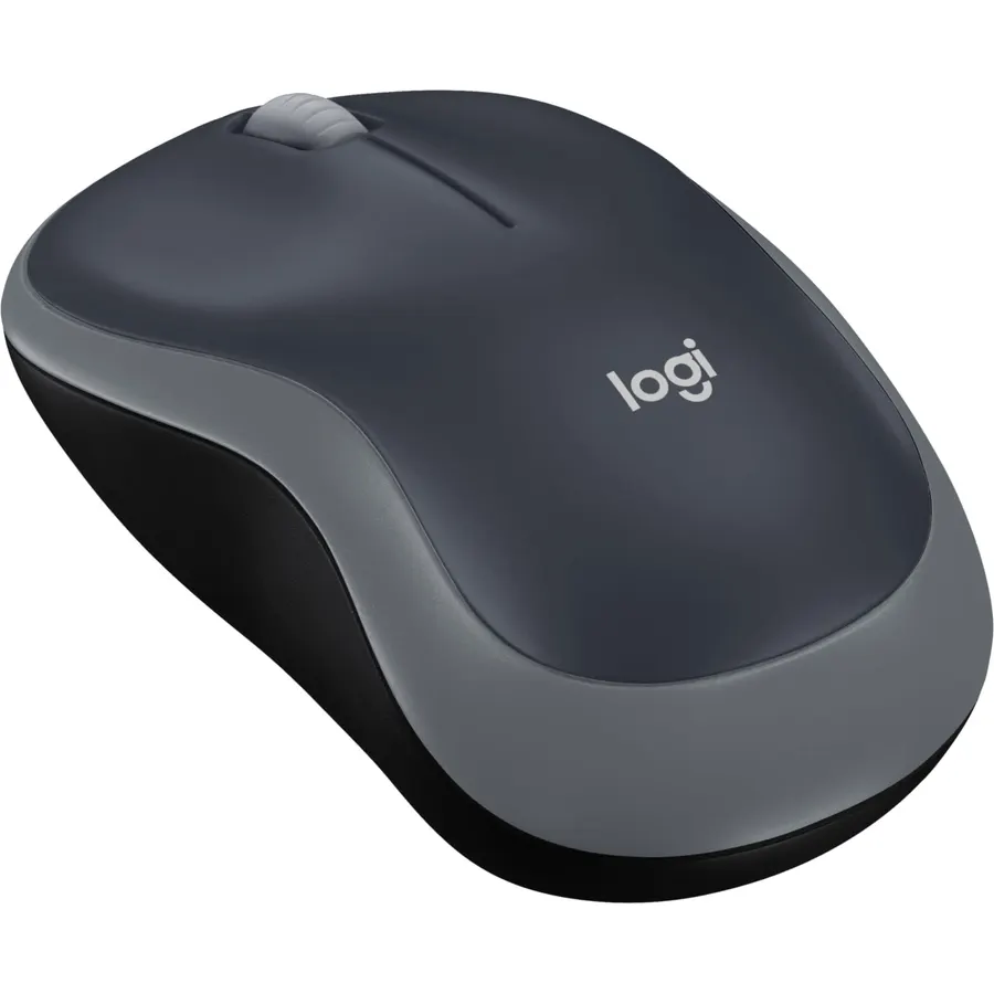 Logitech M185 Compact Ambidextrous 2.4 GHz Wireless Mouse - Swift Grey