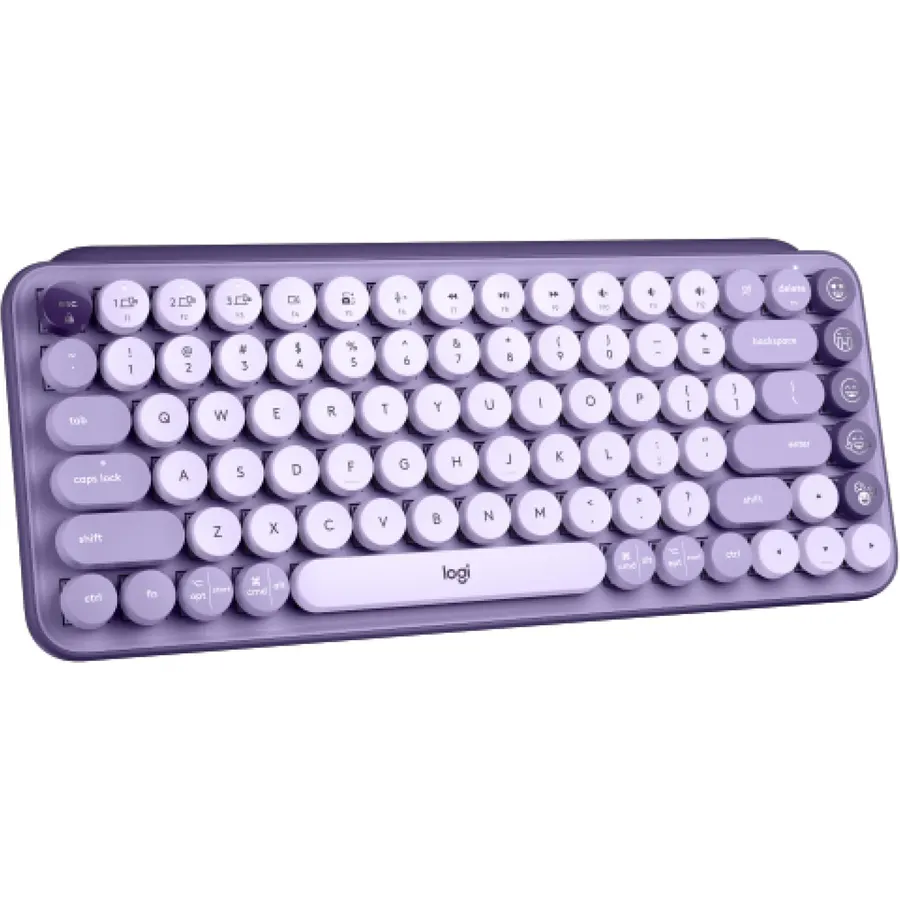 Logitech POP Keys Wireless Mechanical Keyboard with Emoji Keys - Cosmos