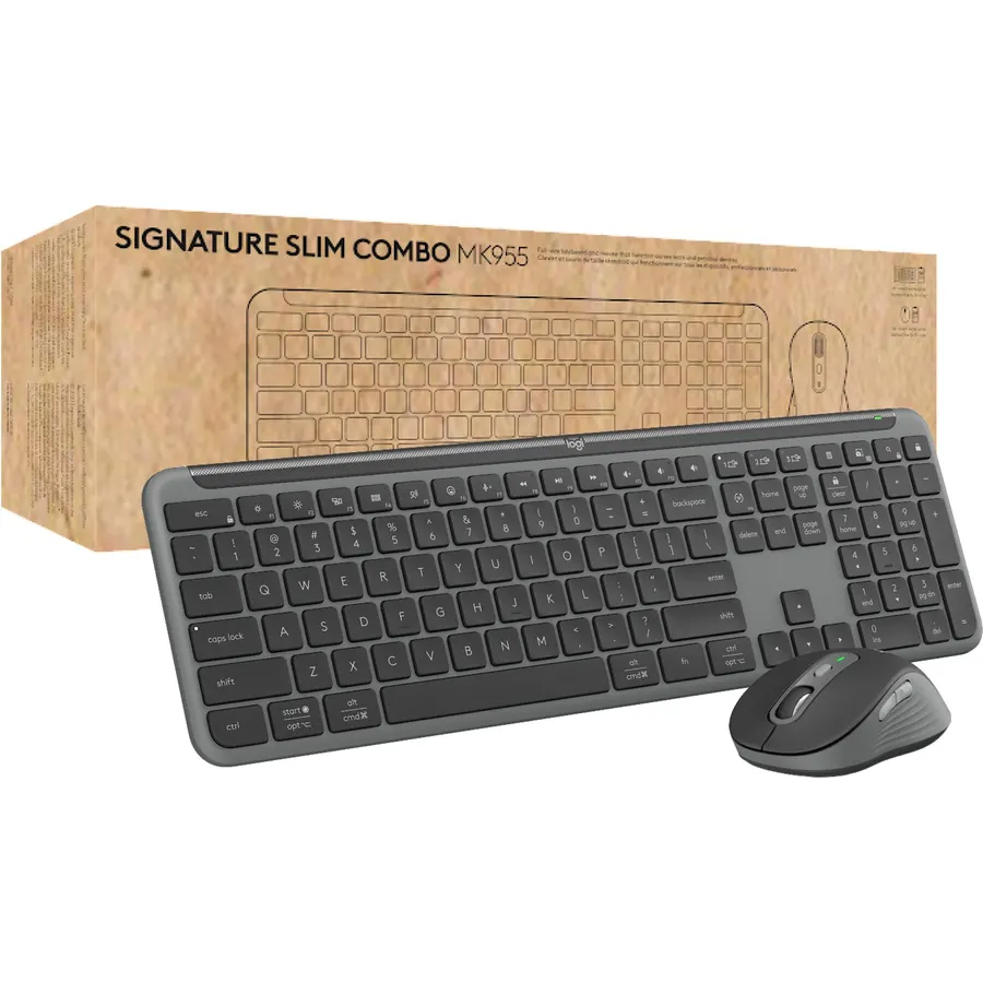 Logitech MK955 Signature Slim Wireless Keyboard Mouse Combo