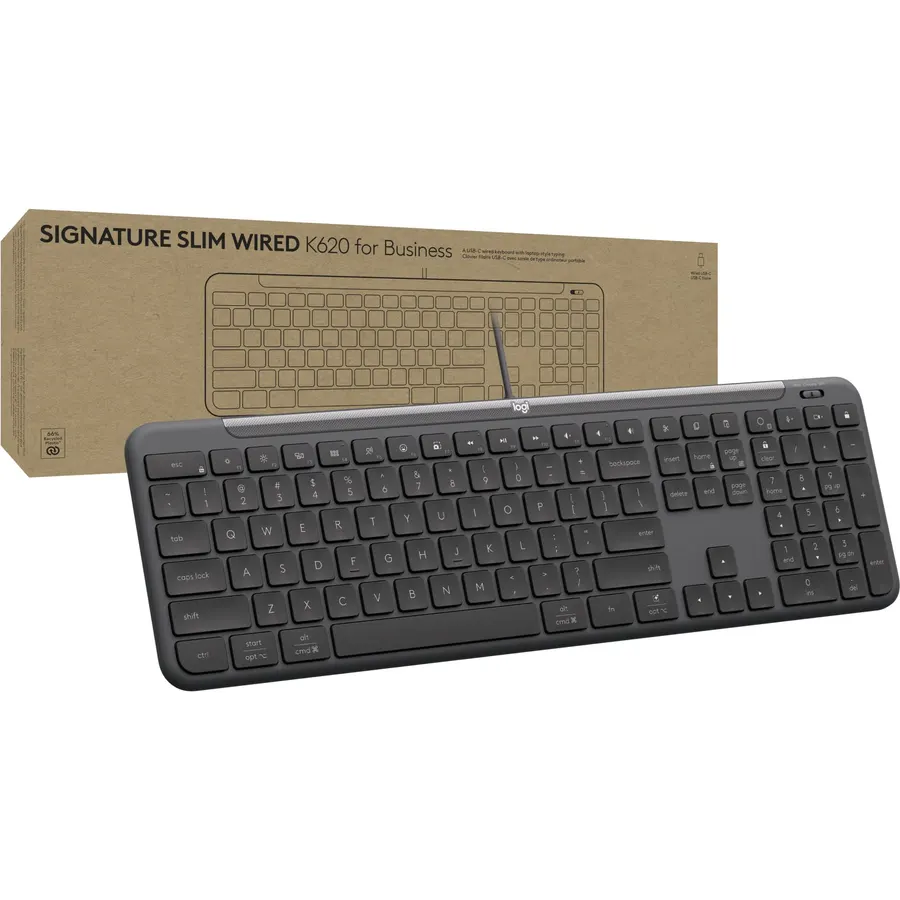 Logitech Signature Slim Wired K620 for Business Full-Size Keyboard