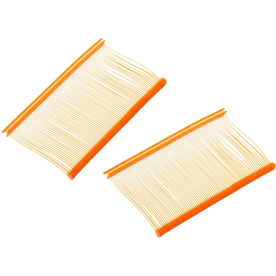MECCANIXITY 1000 Pcs Standard Tagging Barb Fasteners, 2 Inch Orange Tagging Gun Fasteners Tagging Gun Refill Plastic Garment for Clothing Fine Stitch Price Refills Tag Label
