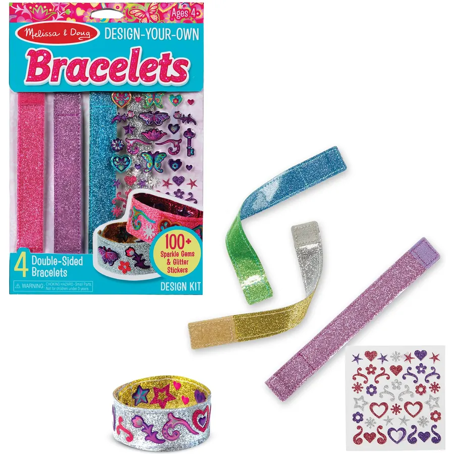 Melissa & Doug Design-Your-Own Bracelets Jewelry Making Craft Kit