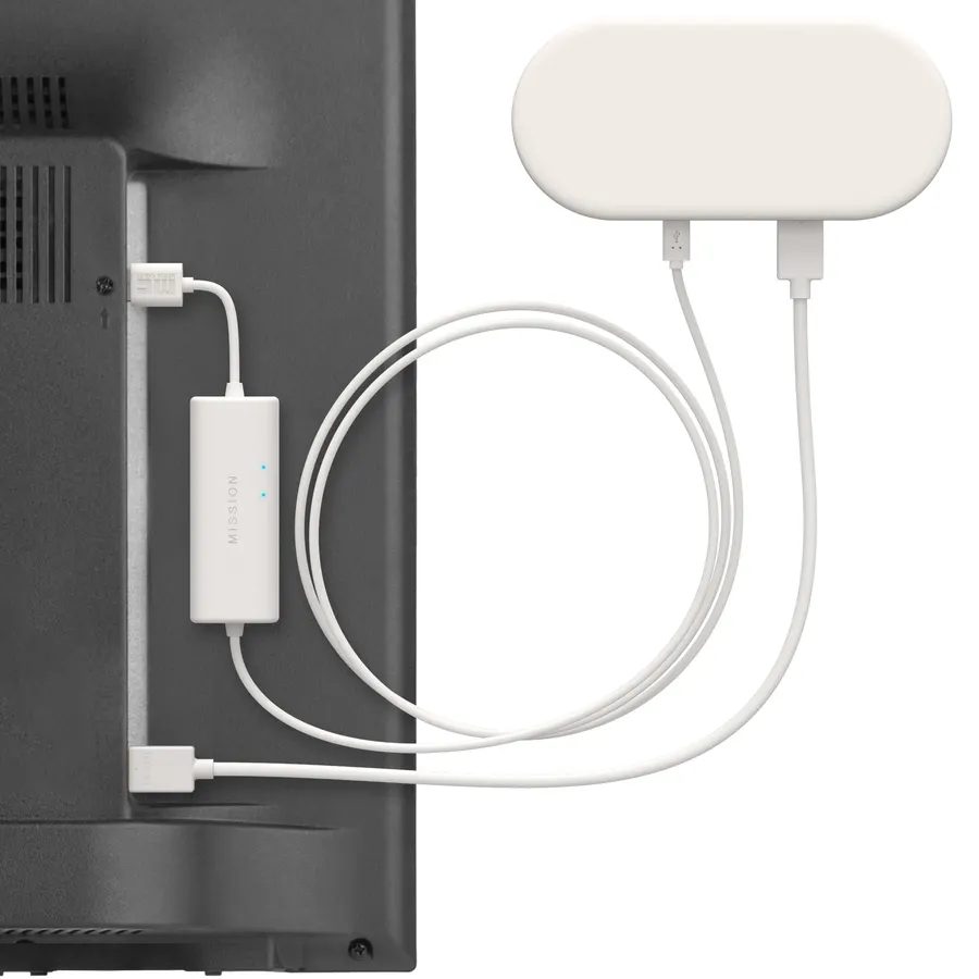Mission USB Power Cable for Google TV (Power Google TV Directly from Your USB Port)