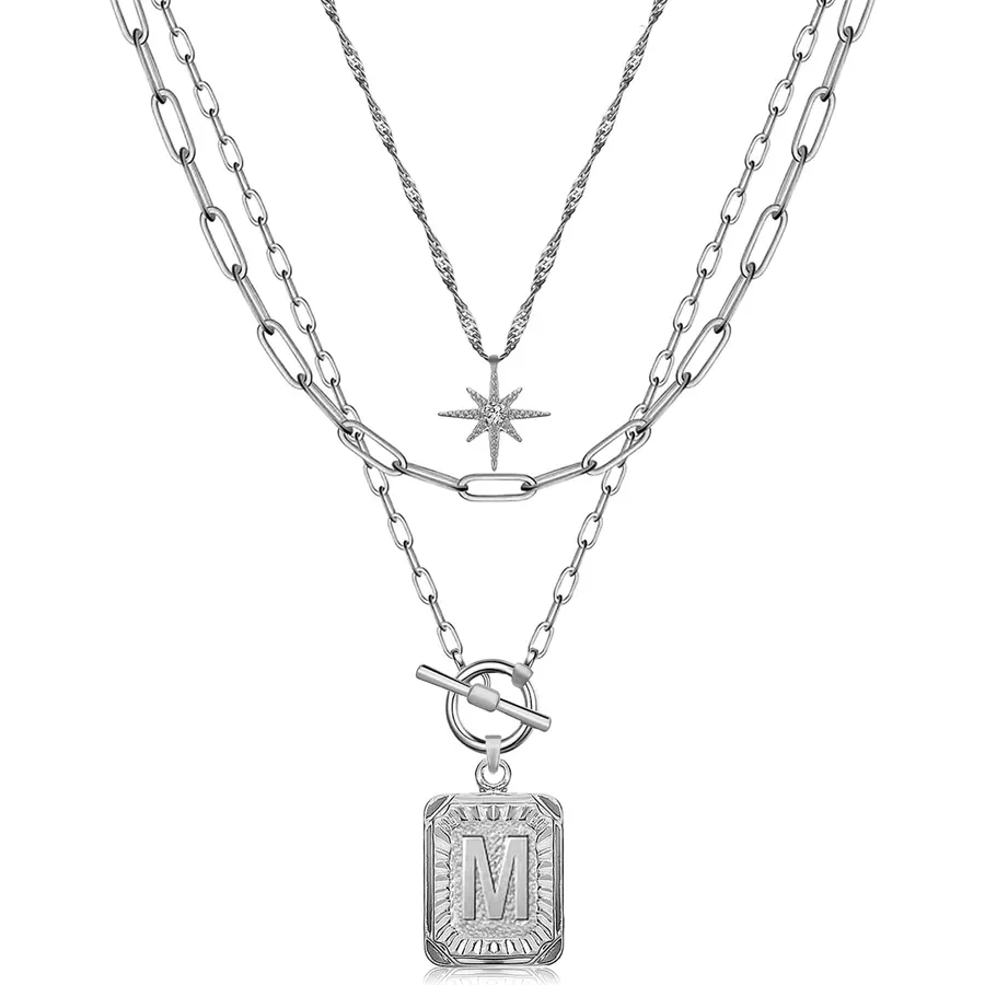 MONOOC Butterfly Initial Necklace for Teen Girls - Birthday Gifts for Girls
