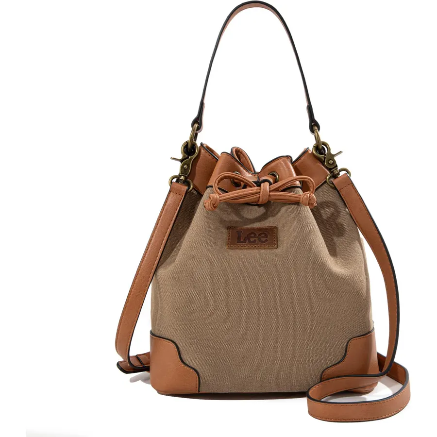 Montana West X Lee Bucket Bag for Women Drawstring Hobo Crossbody Bag with Detachable Straps
