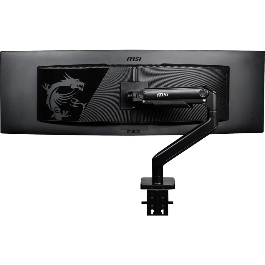 MSI MPG MT201R V2 - Premium RGB Single Monitor Stand Arm, Supports 17-49 Inch Screens and 44 lbs