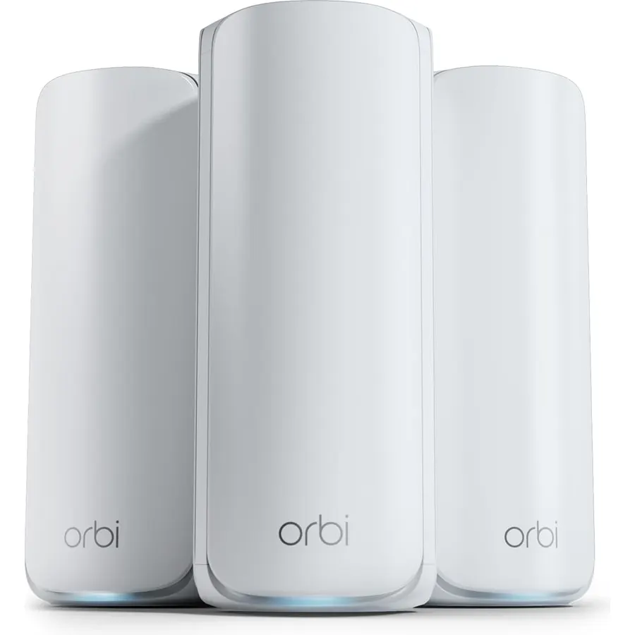 NETGEAR Orbi 360 Series WiFi 7 Mesh System, Up to 6,000 sq ft., 3 Pack