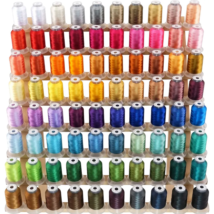 New brothread 80 Spools Polyester Embroidery Machine Thread Kit