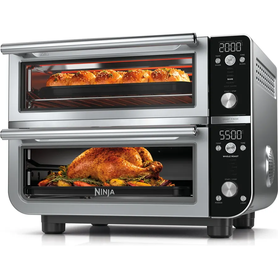 Ninja Double Oven Pro Smart XL, 30.2 Qt, 12-in-1, Cyberspace, DCT801BL