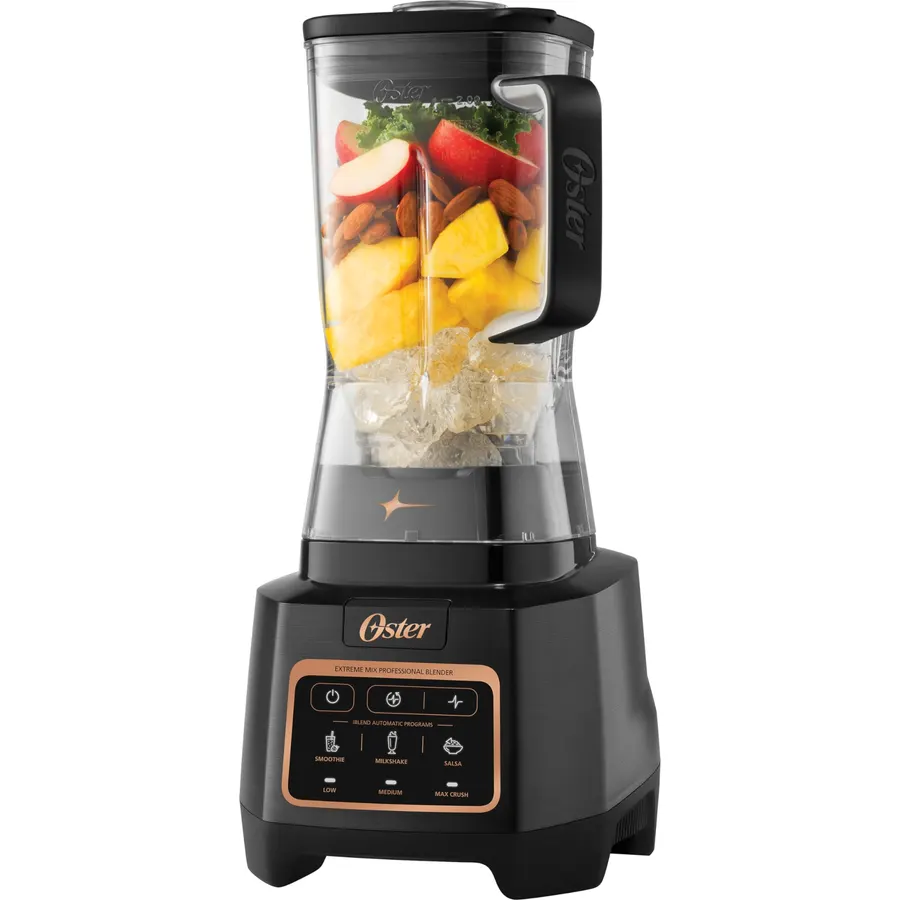 Oster Extreme Mix Blender, 1500-Watt High-Speed Countertop Blender with 64oz Jar & Auto Programs, Perfect for Smoothies, Milkshakes, Salsa