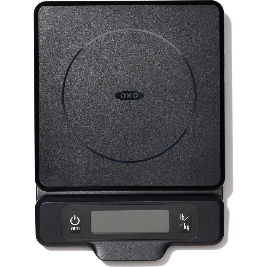 OXO Good Grips 5-lb Kitchen Scale with Pull-Out Display, Black