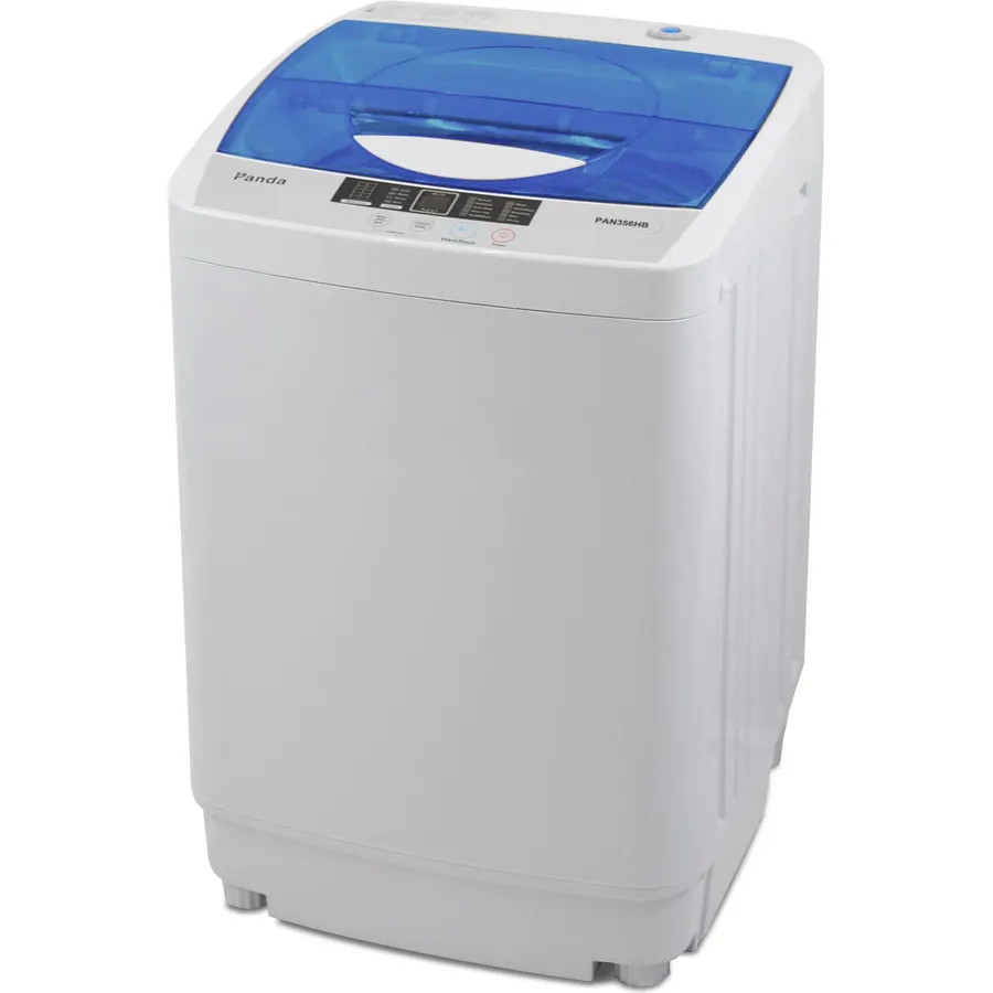 Giantex Full-Automatic Washing Machine Portable Compact 1.34 Cu.ft Laundry Washer Spin with Drain Pump, 10 programs 8 Water Level Selections with LED Display 12 Lbs Capacity