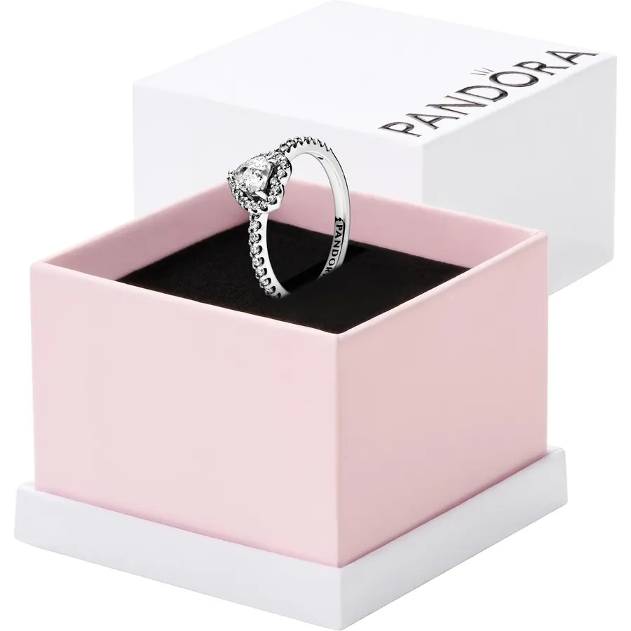PANDORA Elevated Heart Ring